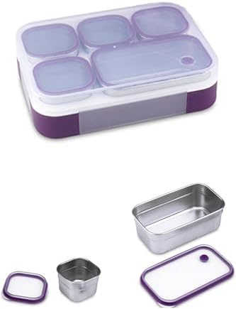 Alternative view of Lunch Box 1000 ML (Sızdırmaz,Karışmaz 5 Hazneli) Yeni Nesil Sefer Tası -FFLBOX40097