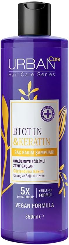 Alternative view of Care Biotin & Keratin Dökülme Karşıtı ve Sağlıklı Uzamaya Yardımcı Saç Bakım Şampuanı, 350 Mililitre, Vegan