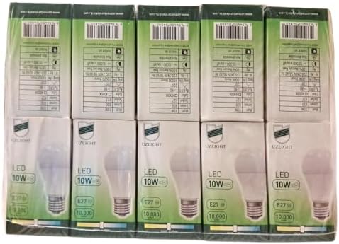 Alternative view of 10'lu 10W A60 E27 4000K Gün Işığı Led Ampul