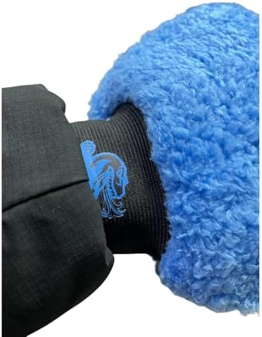 Alternative view of Oto Araba Yıkama Silme Eldiveni - Mikrofiber Araç Yıkama Bezi, Mavi Renk, Yüksek Emicilik ve Çiziksiz Temizlik için İdeal (Mavi)