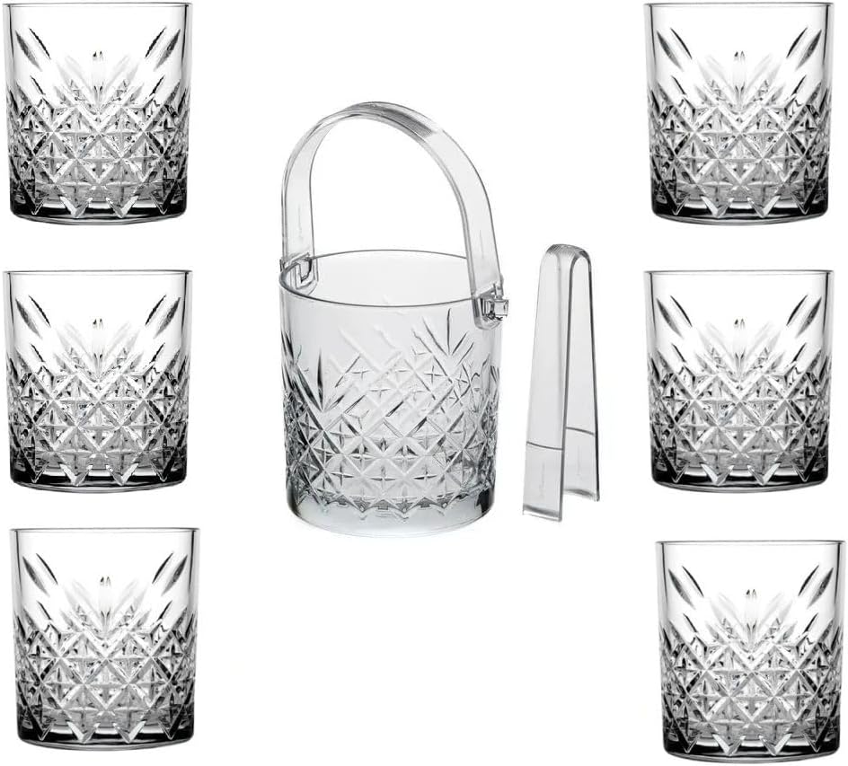 Alternative view of Viski Bardağı ve Buz Kovası Set 6 Kişilik 86985859685854458aybabastore