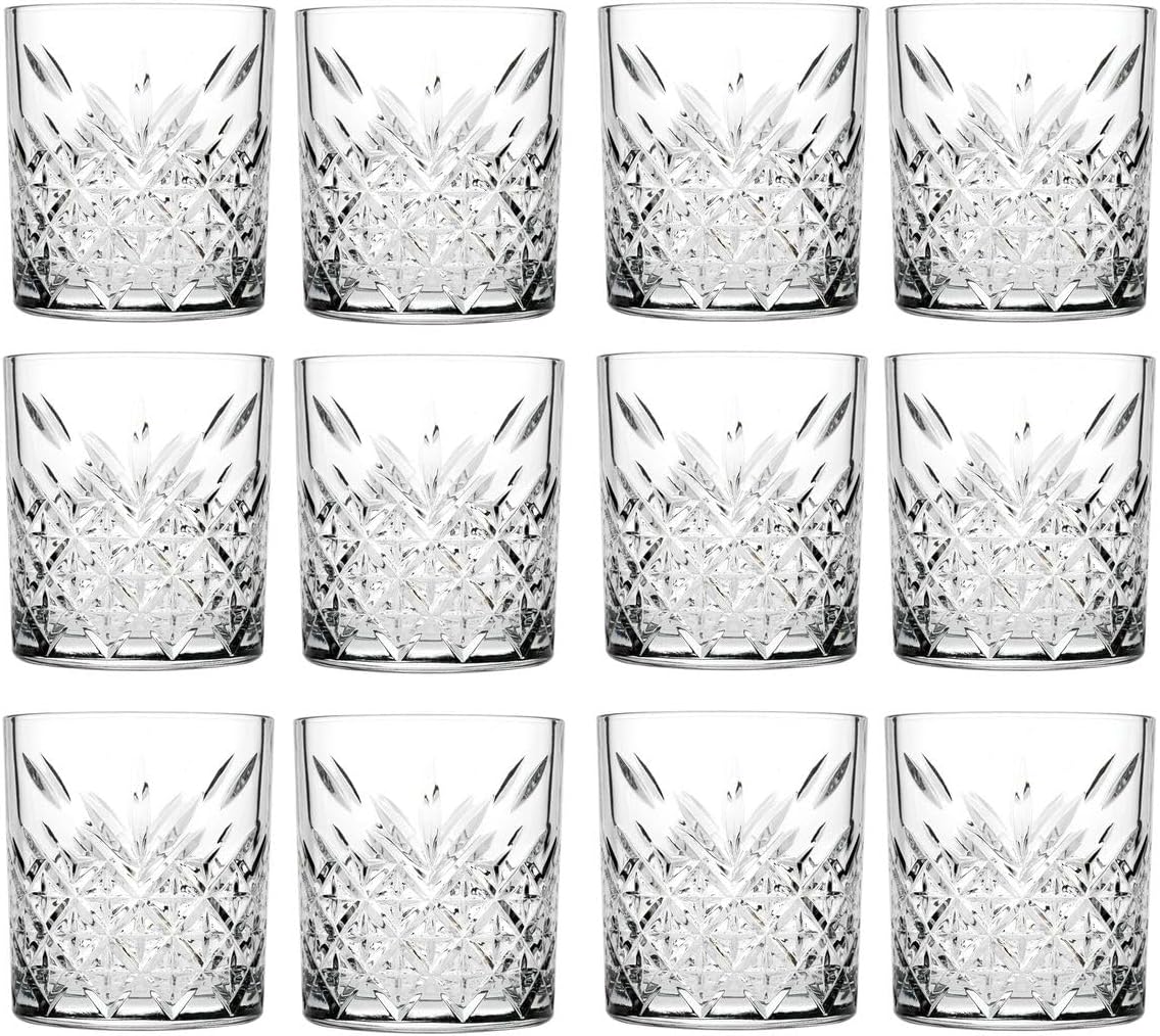 12 Adet Lüx Viski Bardağı Kristal Dekorlu Bardak Takımı 86958866298632aybabastore