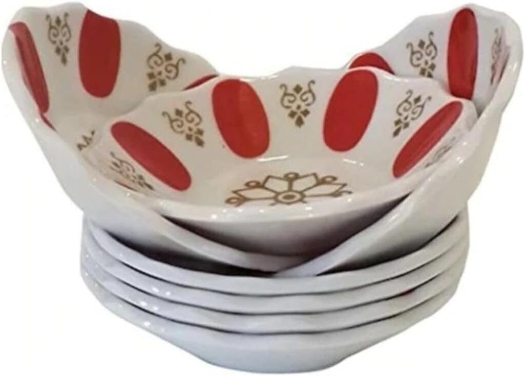 Por 127912 Acem Porselen Kırmızı Çay Tabağı 12 Li 869127912pork01