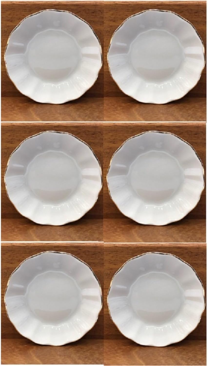 Alternative view of 6'lı Porselen Sedef Çay Tabak 869psdf6lı127912p.