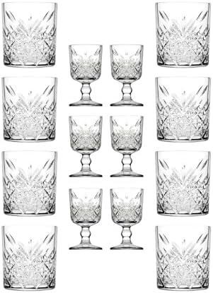 Alternative view of 14 Parça Set - 8 Su/meşrubat Bardağı Ve 6 Ayaklı Kadeh Kahve Yanı Su/şerbet/likör Bardağı PB8X52790-6X51718
