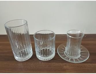 Su Bardağı Meşrubat Bardak Ve Çay Takımı 24 Parça 1657275036481
