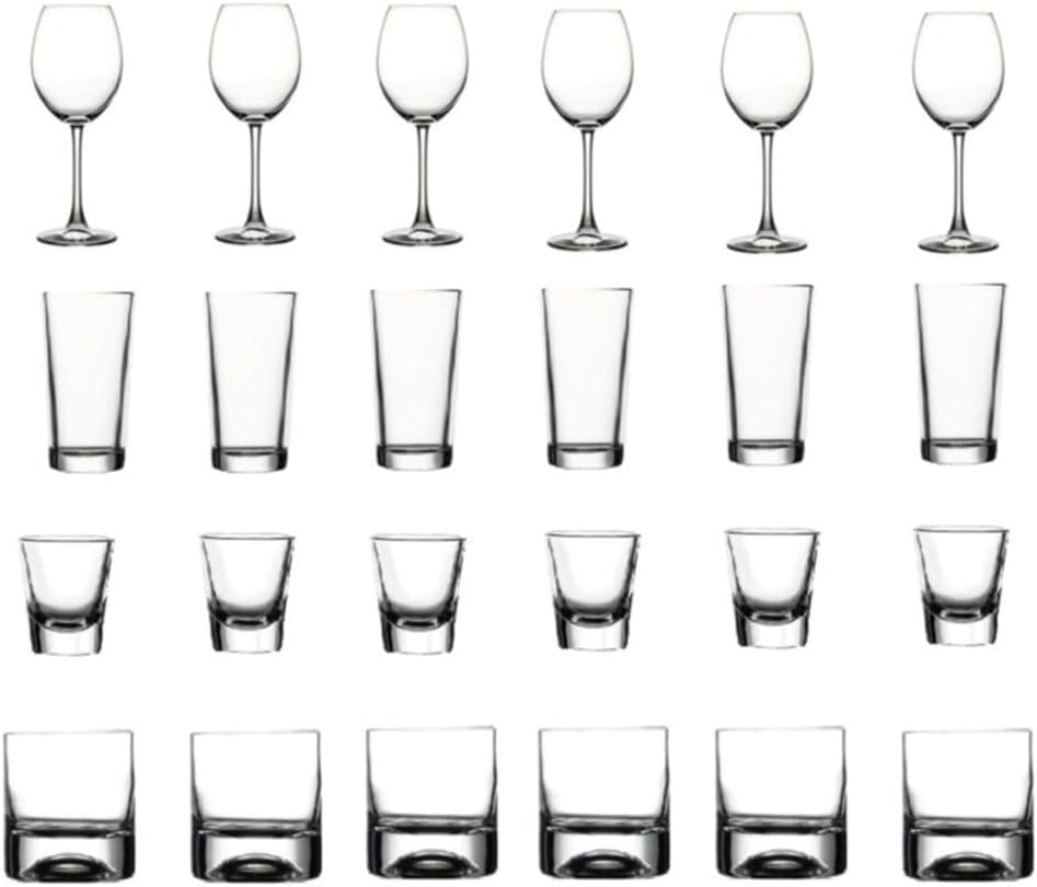 Alternative view of 24 Parça Meşrubat Bardak Seti Şarap-rakı-shot-viski 8695413654124aybaba