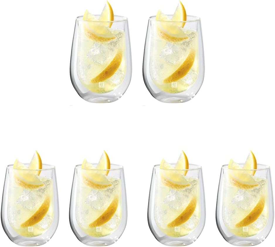 Sorrento Çift Camlı 2'li Meyvesuyu Bardağı Seti - 355 ml 3lü paket