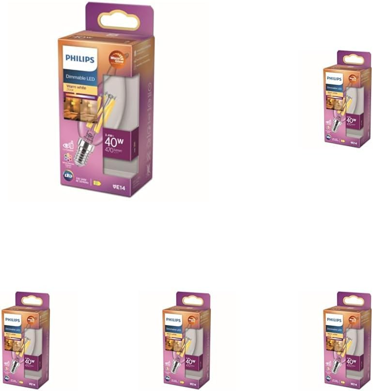 Alternative view of Lighting 871951432437400 LED EEK D (A - G) E14 mum şeklinde 3.4W: 40W sıcak beyaz (Ø x U) 35mm 5li paket