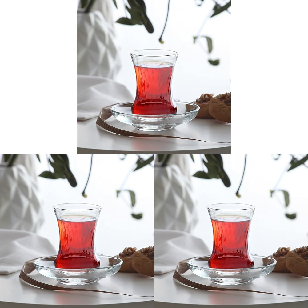 LAV İnci 6'lı Çay Bardağı 3lü paket