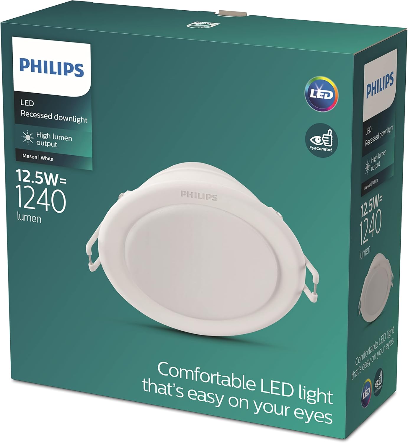 Alternative view of 59464 Meson 125 12.5W 3000K WH Gömme LED Spot, Sarı Işık 7li paket