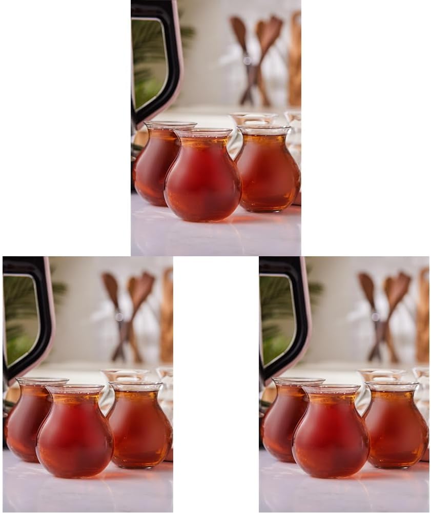 Refikadan Tatlıcan 6'li Çay Bardağı Seti, Şeffaf 3lü paket