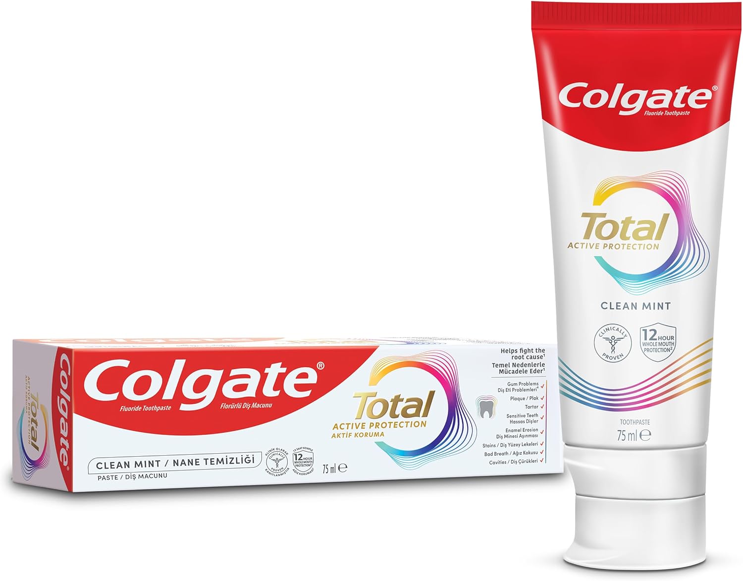 Alternative view of Total Aktif Koruma Nane Temizliği Diş Macunu 75 ml