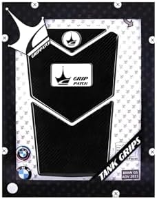 9 Parça BMW GS R1250 ile Uyumlu Kaydırmaz Tank Pad – 6D Karbon | Çizilmeye Karşı Kalkan, Motosiklet Tank Pad | Üstün Kavrama – GC32
