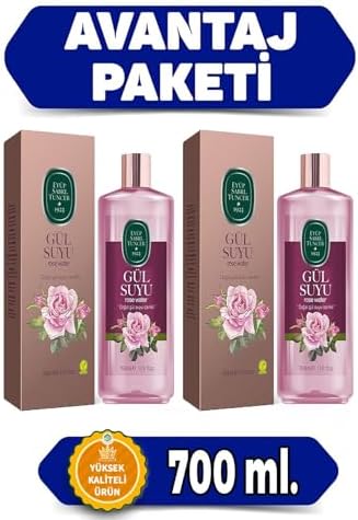 2 Adet Doğal Gülsuyu 700ml