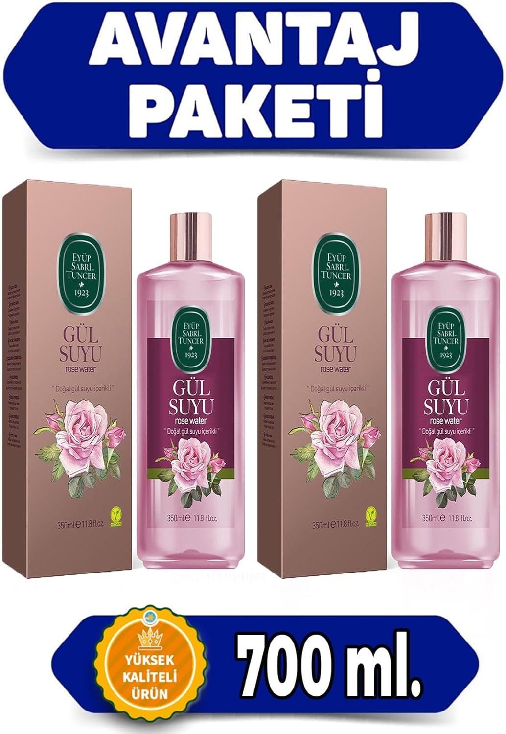Alternative view of 2 Adet Doğal Gülsuyu 700ml