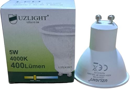 Alternative view of 10 Adet 5W 4000K GU10 Duy 38° Gün Işığı Led Spot Ampul UZLIGHT