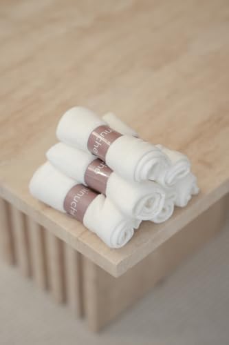 Bambu Bebek Havlusu 6'lı - Ultra Yumuşak ve Emici Bebek Banyo Yüz Havlusu - Hassas Ciltler