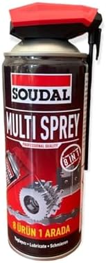 Soudal Multi Sprey Yağlayıcı-Pas Sökücü Zincir Spreyi 400 Ml