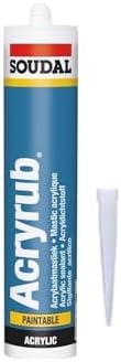 Alternative view of Soudal Acryrub Silikonize Mastik 500 Gr Beyaz