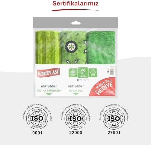 Çok Amaçlı Mikrofiber Mutfak Bezi 3'lü Ekonomik İz Bırakmaz, Ekstra Emici, Hızlı Kuruyan Mikrofiber Temizlik Bezi, Mutfak, Ofis, Kafe, Otel