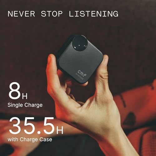 Alternative view of CMF Buds 2a Kablosuz Kulaklıklar 2025 Yeni Aktif Gürültü Önleyici 42dB Hibrid ANC Bluetooth Kulaklıklar Turuncu
