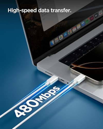 USB-C to USB-C 2 Metre Kablo 60W Güç/PPS 2.0 Desteği Super Hızlı Şarj / 480 Mbps Data Aktarım Hızı Type-C Ekstra Dayanıklı - ACA08719
