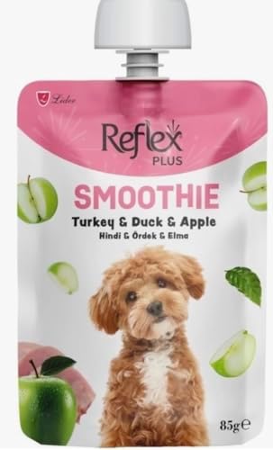 Alternative view of Reflex Plus Smoothie Hindi, Ördek ve Elmalı Yetişkin Köpek Sıvı Ödül Maması 85 gr