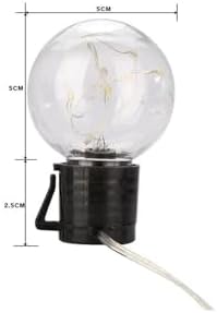 Solar 10Led Ampül 8 Mod 3.5Mt Güneş Enerjili Dış Bahçe Aydınlatma Dekorasyon Günışığı