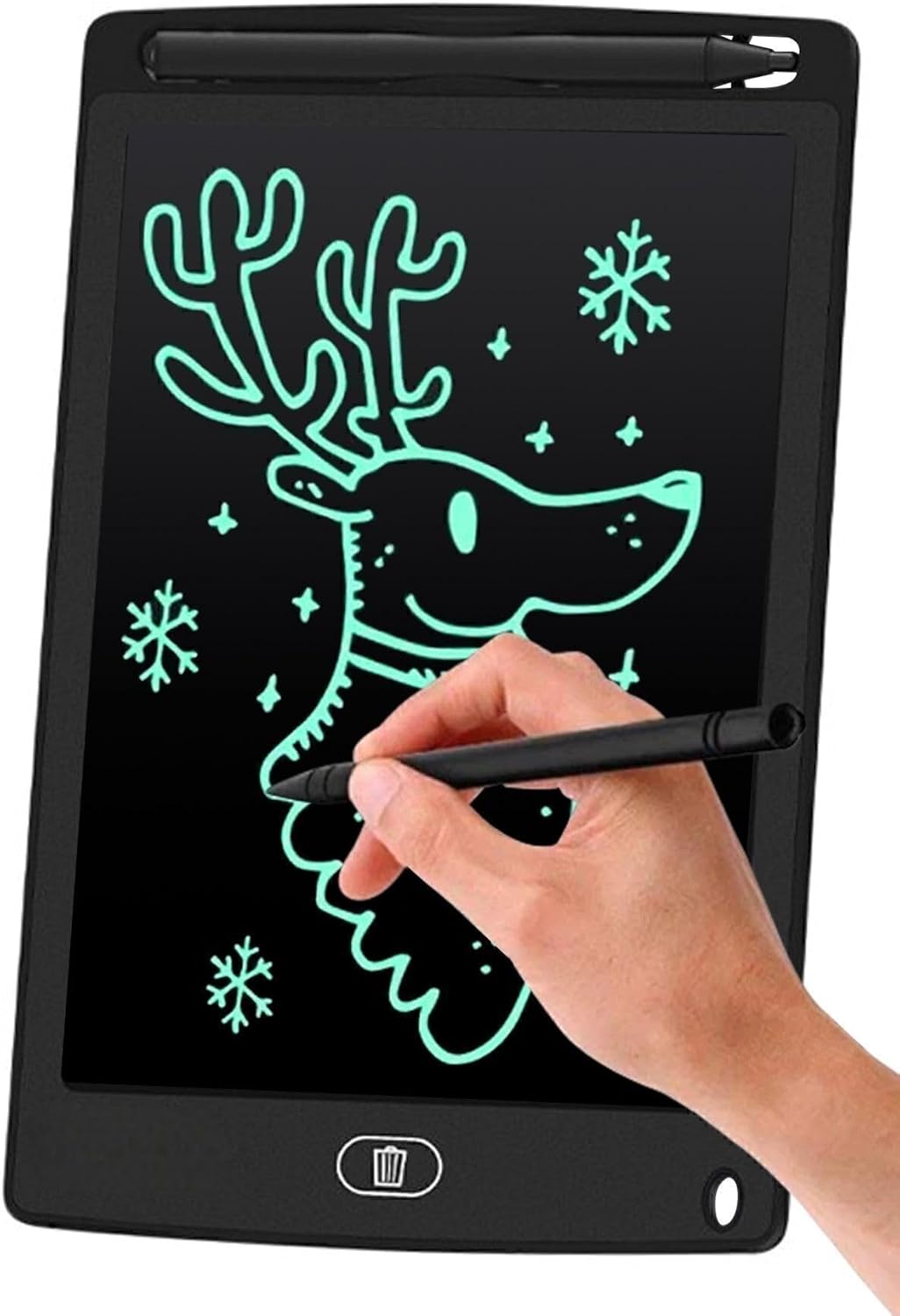 Alternative view of Büyük Boy Yazı Tableti Yazı Tahtası 10 inç LCD Ekran Kalemli Tek Renk Çizim ve Yazı Tahtası Grafik Not Alma Eğitim Tableti Tek Tuş ile Silinebilir