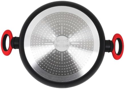 Titanium 26cm sığ tencere/kırmızı