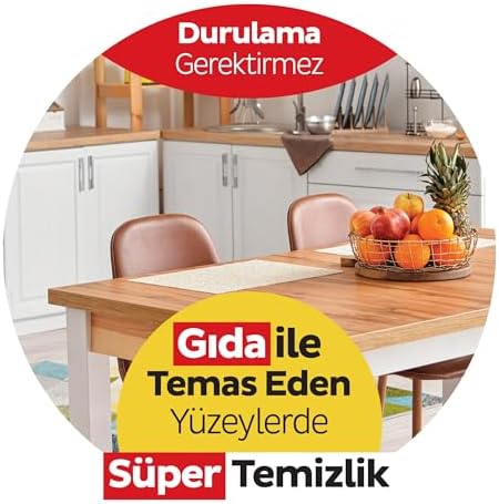 Süper Yüzey Temizlik Mutfak Havlusu&Mendili Limon Yağlı 50 Yaprak