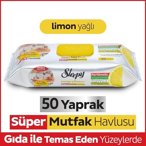 Alternative view of Süper Yüzey Temizlik Mutfak Havlusu&Mendili Limon Yağlı 50 Yaprak