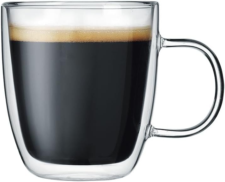 Alternative view of Vetro Borosilikat Çift Camlı Kulplu Bardak 120ML (2ad)