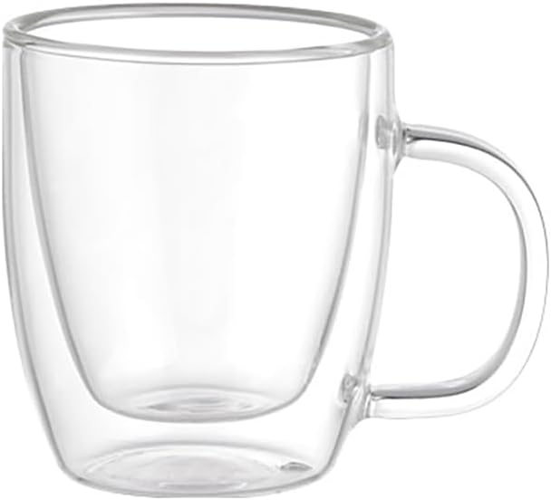 Vetro Borosilikat Çift Camlı Kulplu Bardak 310ML (2ad)
