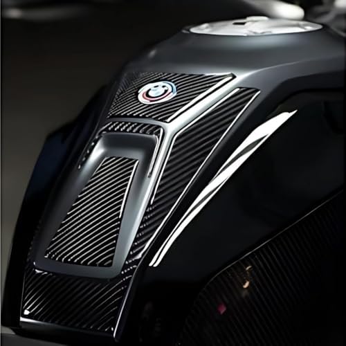 15 Parça Kaydırmaz 6D Karbon BMW F900 XR 2024 ile Uyumlu Tank Pad Seti, Siyah Motosiket Tank Pad, Dayanıklı Motosiklet Yakıt Tankı Koruma. GC35