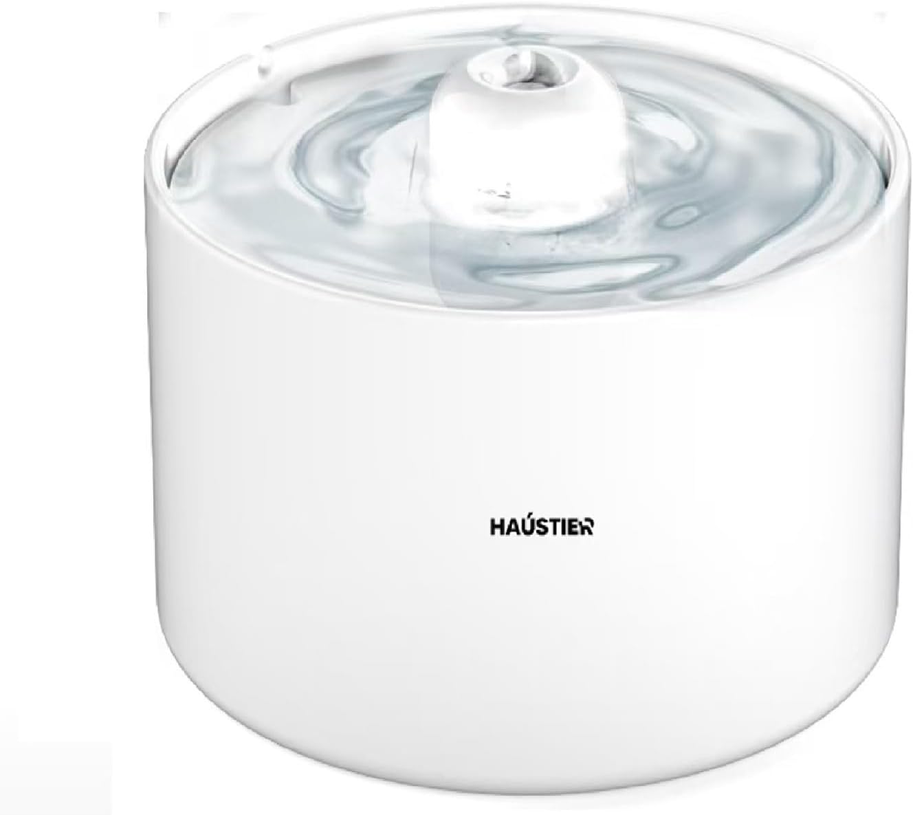 Alternative view of Haustier WF013 Seramik Otomatik Kedi Su Sebili,Kedi Su Çeşmesi, Su Pınarı 2Lt Geniş Hazne, Ultra Sessiz, Çok Katmanlı Filtrasyon, Seramik Tasarım