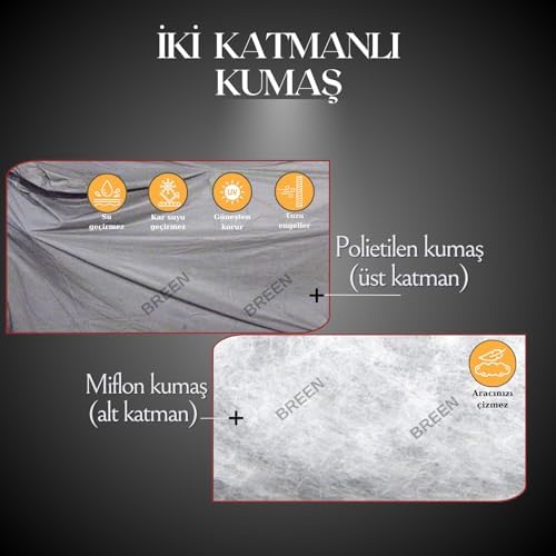 Karavan Çekme Kancası Koruyucu Örtü, Karavan Birleşim Yeri Koruma Kılıfı, Su Geçirmez, Toz ve Kir Önleyici Branda (Gri)