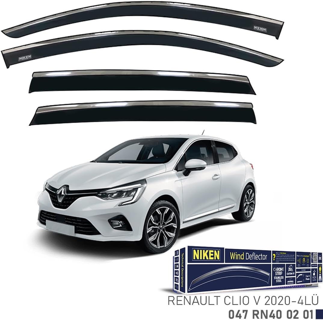 Alternative view of NIKEN Kromlu Cam Rüzgarliği Renault Clio V 2020-4Lü NKN 047 RN40 02 01