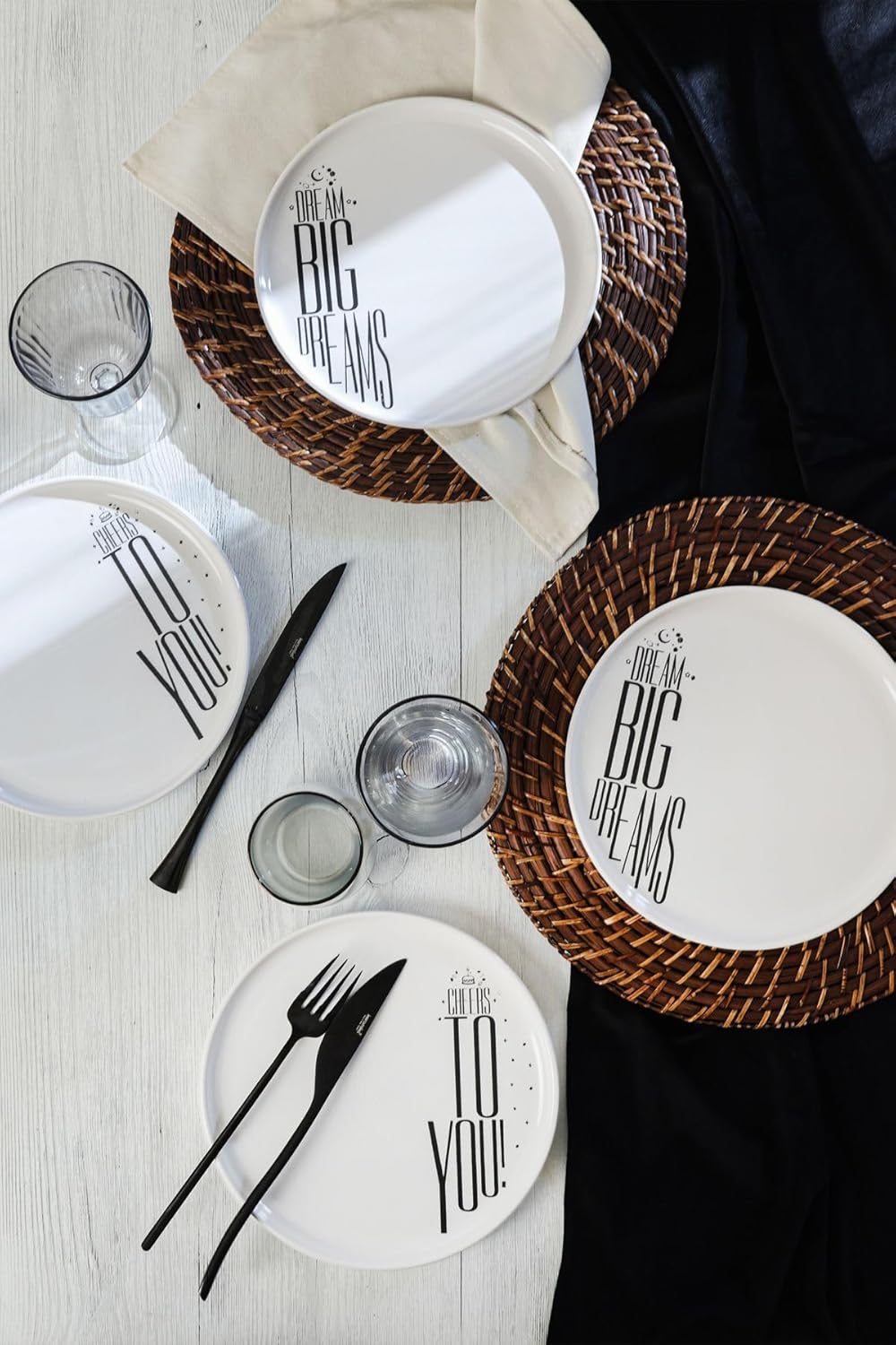 & Cherrs Pasta Tabağı 22 Cm 4 Parça 22729-30