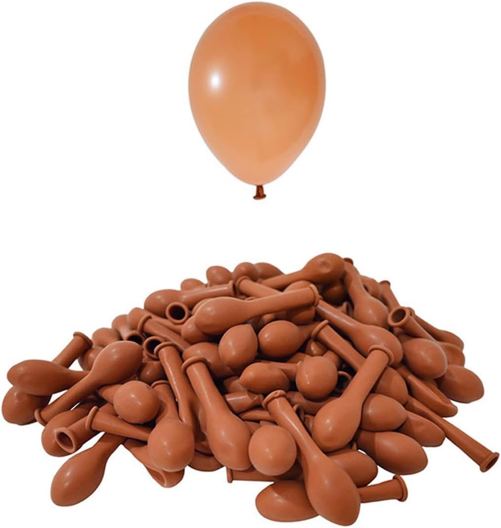 Alternative view of 5 İnç Karamel Kahve Mini Balon 10 Adet