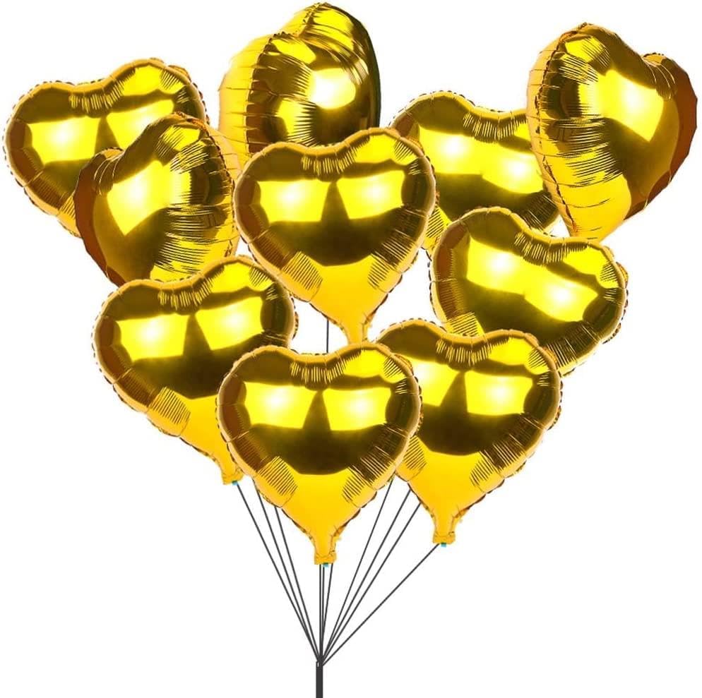 Alternative view of 5 Li Kalp Folyo Balon 15 Inç - 38 Cm