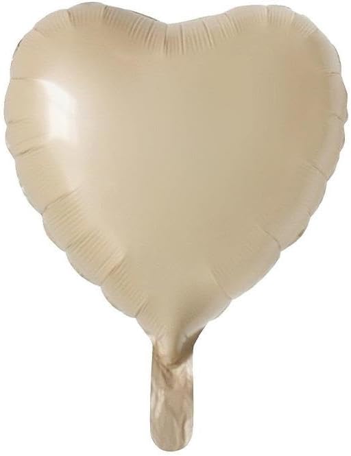 Alternative view of 18 İnç 45 Cm Kalp Folyo Balon (Bej)