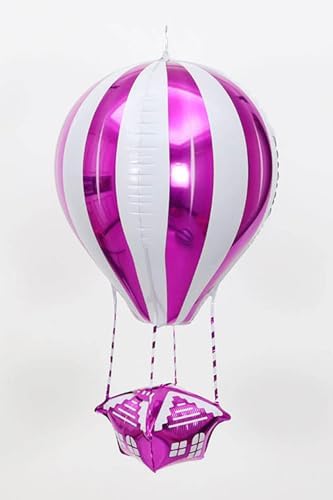Alternative view of 22 İnç Uçan Balon Temalı Folyo Balon 88-28 Cm (Gül Kırmızı)