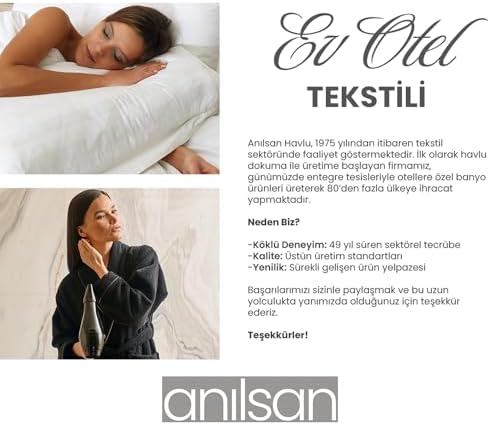 Alternative view of 6'lı El ve Yüz Havlusu Seti (50x90 cm) -%100 Pamuk, Yüksek Emici, Grek Desenli - Ev, Otel, Spa ve Banyo İçin Lüks Havlu Seti Günlük Kullanıma Uygun