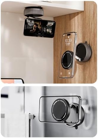 Alternative view of K10A KATLANABİLİR 360 DERECE HER YÖNE DÖNEBİLİR VACUM MAGNETİC ARAÇ TUTUCU TELEFON STANDI KİLİTLİ VAKUM VE 5 KG TAŞIMA KAPASİTELİ MIKNATIS İLE HEM ŞIK VE KALİTELİ HEM DE SAĞLAM VE ÇOK GÜÇLÜ