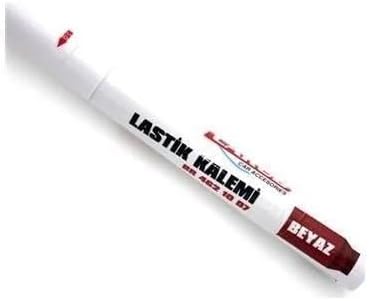 Alternative view of Lastik Yazma Kalemi Beyaz Bilyalı Vakum
