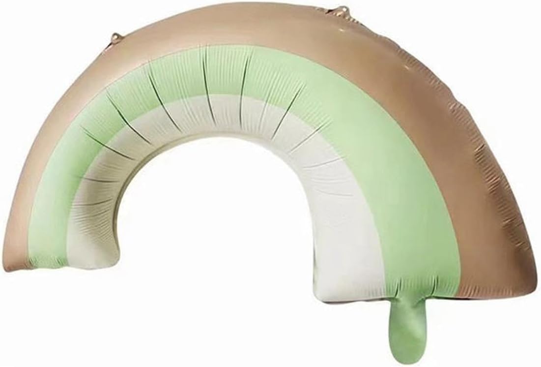 Alternative view of Retro Gökkuşağı Folyo Balon Büyük Boy Yeşil