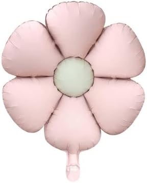 Retro Papatya Pastel Folyo Balon Pembe 60 Cm