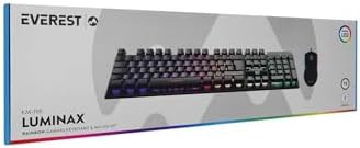 Alternative view of KM-198 Luminax Gökkuşağı Aydınlatmalı Q Gaming Oyuncu Klavye + Mouse Set
